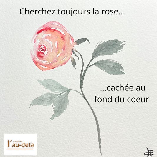 Chercher toujours la rose cachée au fond du coeur - Chronique de mai 2023 dans la RAD