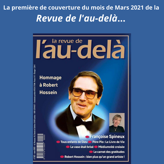 La première de couverture du mois de Mars 2021 de la Revue de l'au-delà